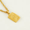 304 Stainless Steel 18K Gold Plated Casual Letter Pendant Necklace