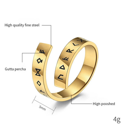 304 Stainless Steel 18K Gold Plated Hip-Hop Retro Plating Inlay Moon Rhinestones Rings