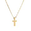 304 Stainless Steel 18K Gold Plated Simple Style Classic Style Commute Letter Pendant Necklace