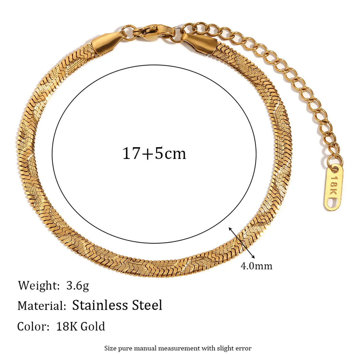 Wholesale Jewelry Simple Style Classic Style Solid Color 304 Stainless Steel 18K Gold Plated Plating Bracelets Necklace