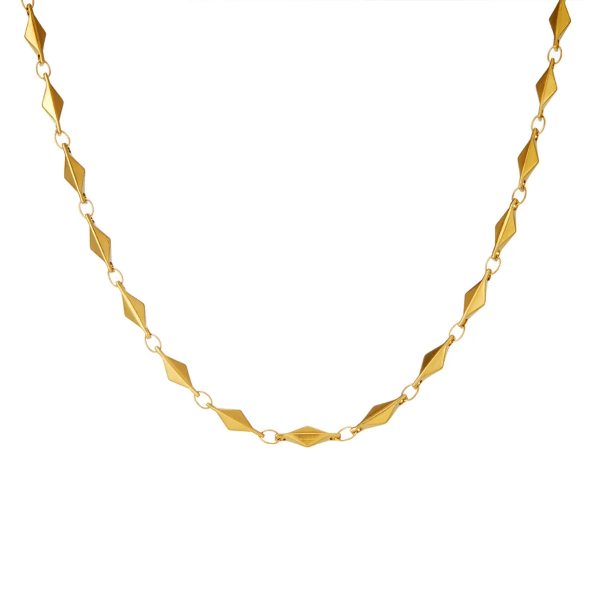 Wholesale Jewelry Simple Style Commute Solid Color 304 Stainless Steel None 18K Gold Plated Bracelets Necklace