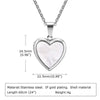 304 Stainless Steel 18K Gold Plated Simple Style Inlay Heart Shape Shell Necklace Pendant