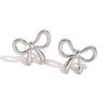 304 Stainless Steel 18K Gold Plated Sweet Simple Style Classic Style Plating Bow Knot Earrings Necklace