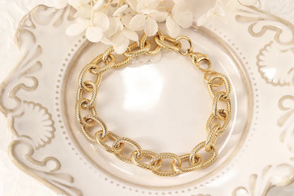 Basic Classic Style Commute Solid Color 18K Gold Plated Bracelets In Bulk