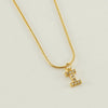 304 Stainless Steel Casual Letter Pendant Necklace