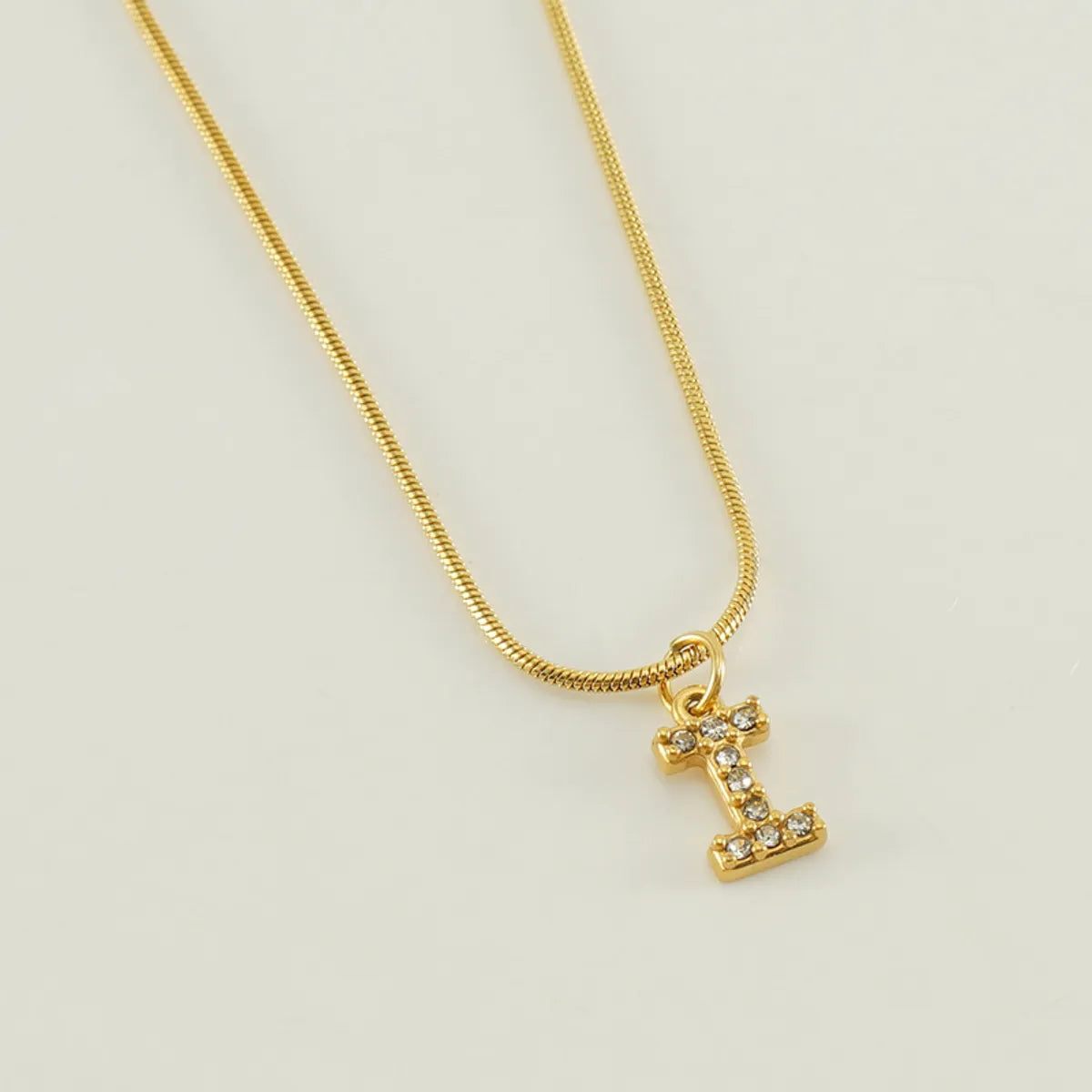 304 Stainless Steel Casual Letter Pendant Necklace