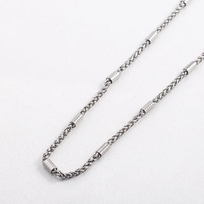 304 Stainless Steel Casual Rock Cool Style Polishing Solid Color Necklace