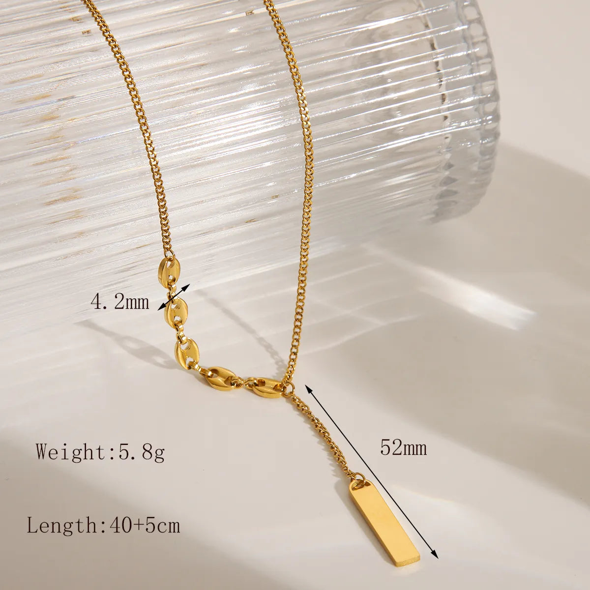 304 Stainless Steel Copper 18K Gold Plated Hollow Out Dreamcatcher Solid Color Pendant Necklace