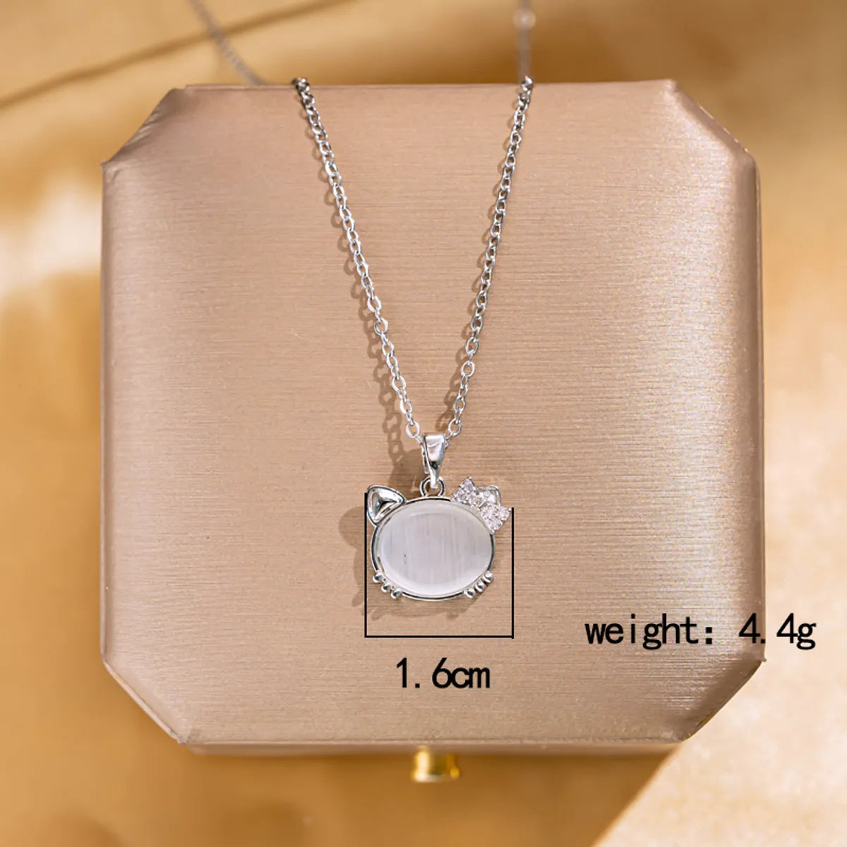 Wholesale Jewelry Elegant Lady Modern Style Letter Butterfly Lock 304 Stainless Steel Copper Acrylic Zircon K Gold Plated Inlay Pendant Necklace