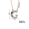 304 Stainless Steel Copper Rhodium Plated Hip-Hop Vacation Shiny Plating Inlay Letter Zircon Pendant Necklace