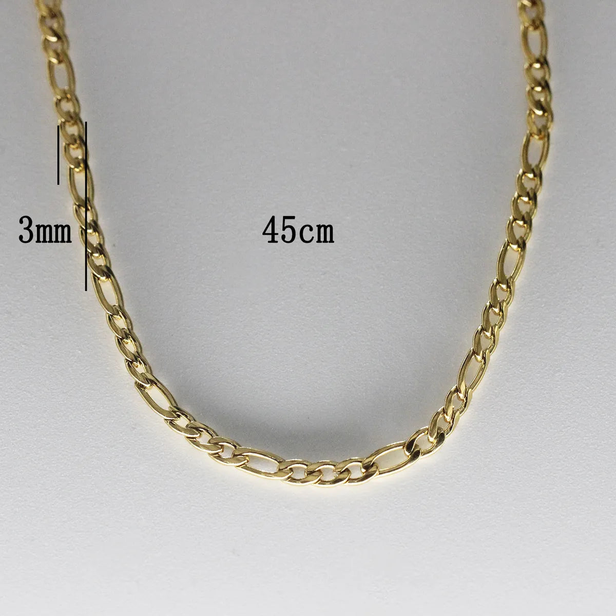 304 Stainless Steel Gold Plated Basic Modern Style Classic Style Solid Color Necklace