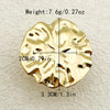 304 Stainless Steel Gold Plated Casual Vacation Classic Style Plating Round Open Rings