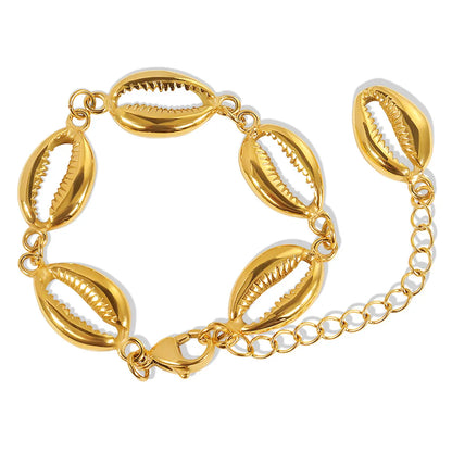 304 Stainless Steel Gold Plated Simple Style Classic Style Plating Constellation Bracelets Necklace