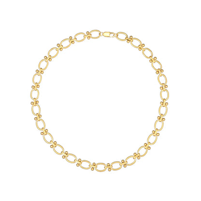 Wholesale Jewelry Simple Style Classic Style Streetwear Solid Color 304 Stainless Steel Gold Plated Bracelets Necklace