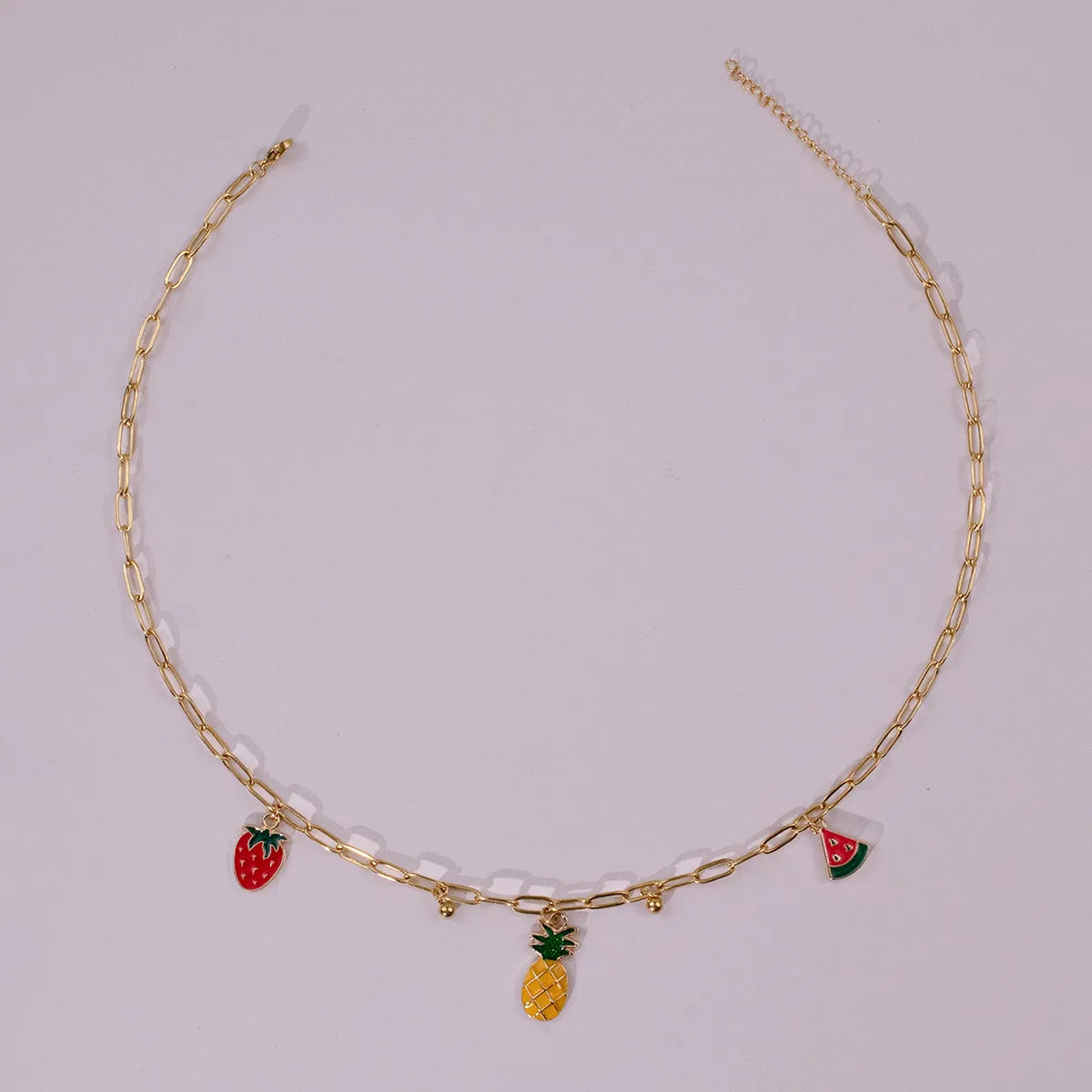 304 Stainless Steel Gold Plated Sweet Plating Fruit Choker