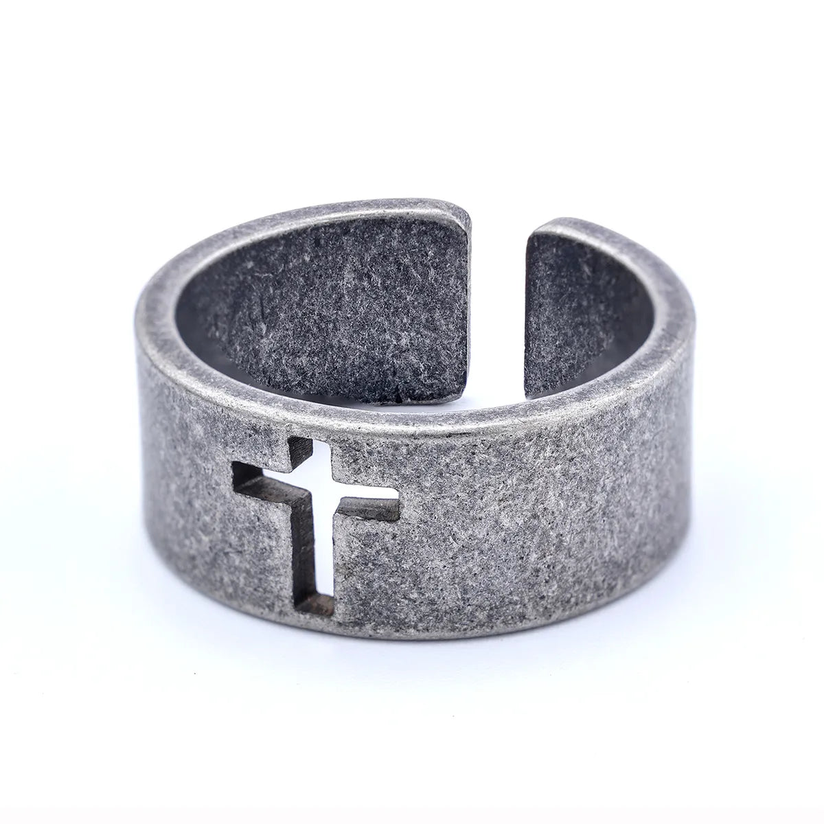 304 Stainless Steel Hip-Hop Streetwear Solid Color Rings