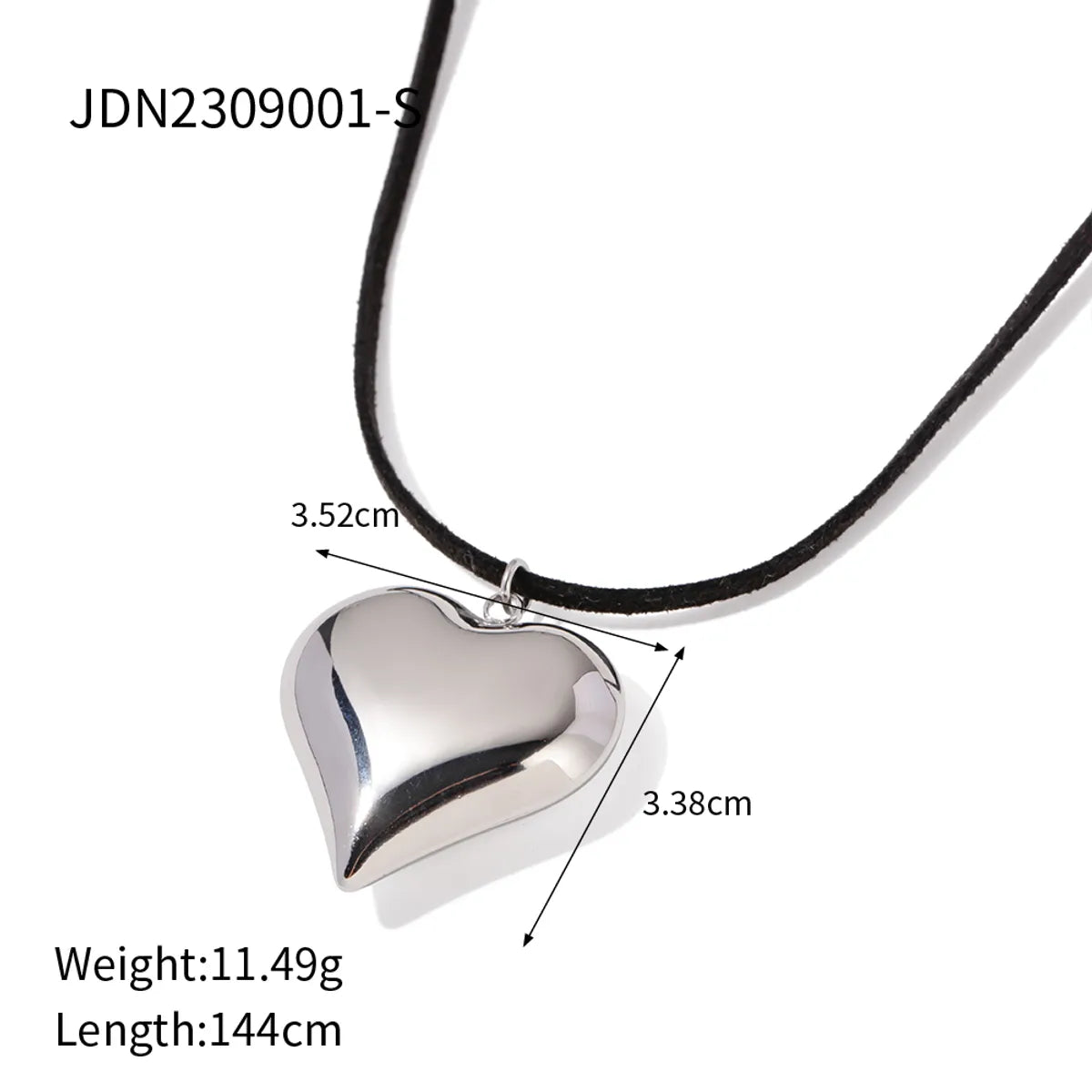 304 Stainless Steel Rope 18K Gold Plated IG Style Casual Heart Shape Bracelets Earrings Necklace