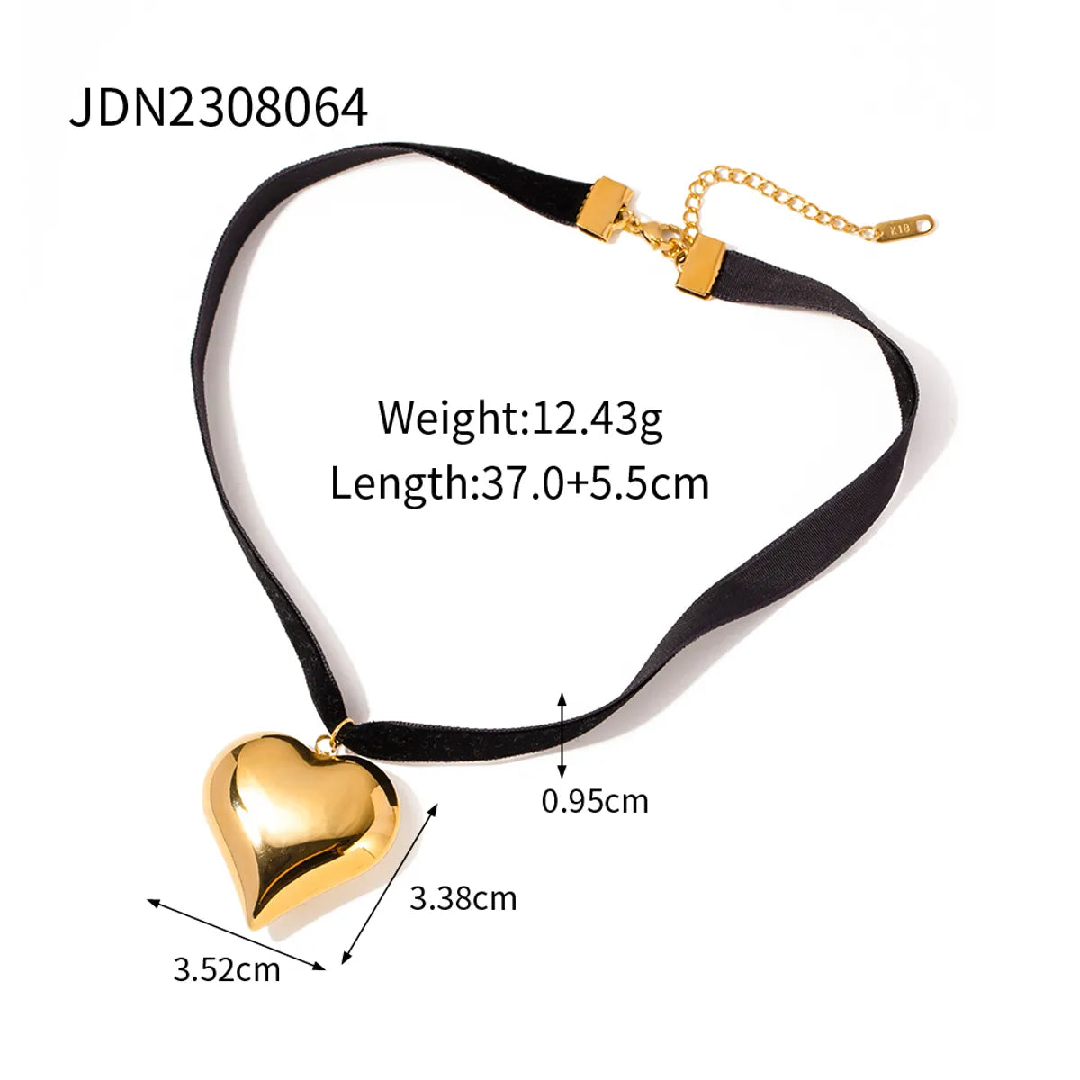 304 Stainless Steel Rope 18K Gold Plated IG Style Casual Heart Shape Bracelets Earrings Necklace