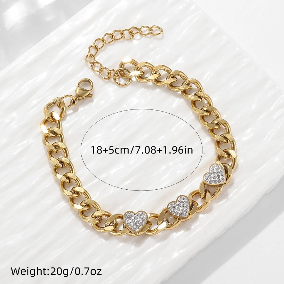 304 Stainless Steel Simple Style Classic Style Inlay Heart Shape Flower Butterfly Zircon Bracelets