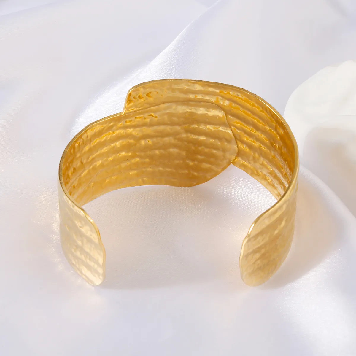 316 Stainless Steel  Simple Style Roman Style Irregular Solid Color Bangle