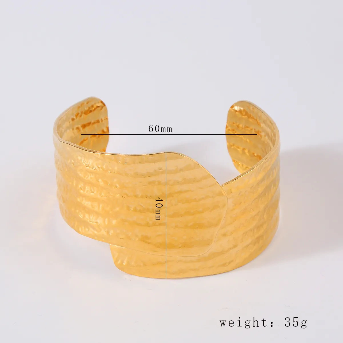 316 Stainless Steel  Simple Style Roman Style Irregular Solid Color Bangle