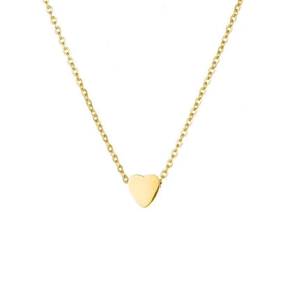 Lady Heart Stainless Steel Plating Necklace