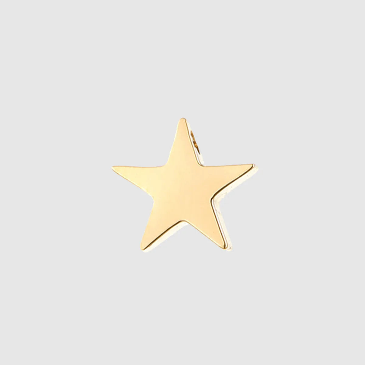 Stainless Steel 14K Gold Plated Infinity Star Symbol Satin Beads