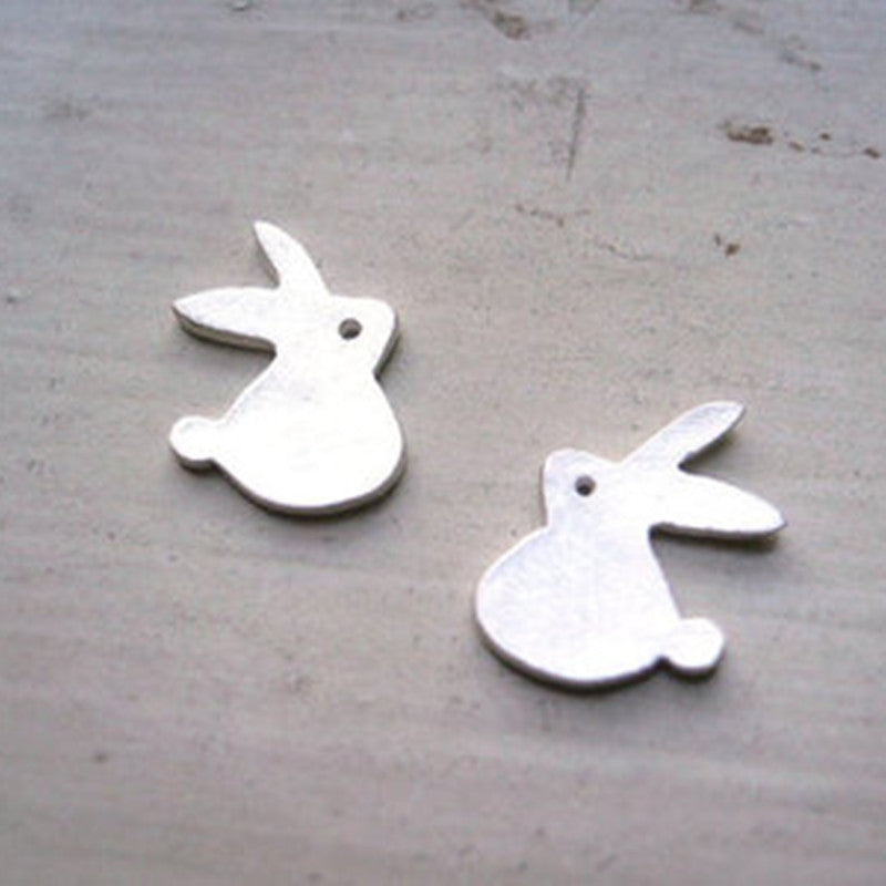 Alloy Plating Gold Silver Hooligan Rabbit Earrings Animal Earrings Wholesale