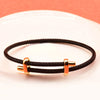 3mm Two-Way Adjustable Rope Steel Wire Bracelet Bracelet Wear 3D Beads For Men And Women Couples Hand Rope DIY Gift