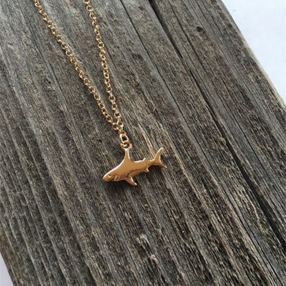 Fashion Shark Alloy Copper Chain Plating Unisex Necklace 1 Piece