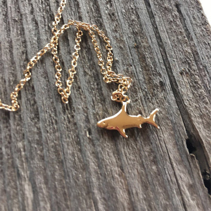 Fashion Shark Alloy Copper Chain Plating Unisex Necklace 1 Piece