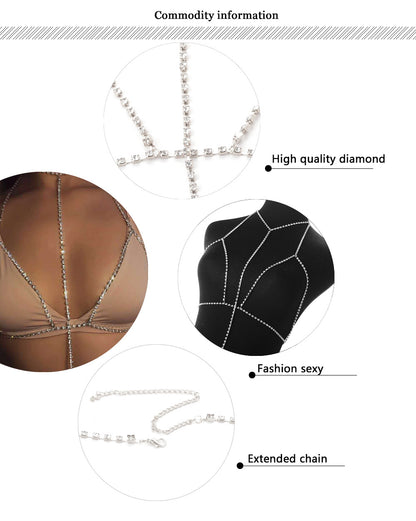 Fashion New Flashing Diamond Body Chain Wholesale Gooddiy