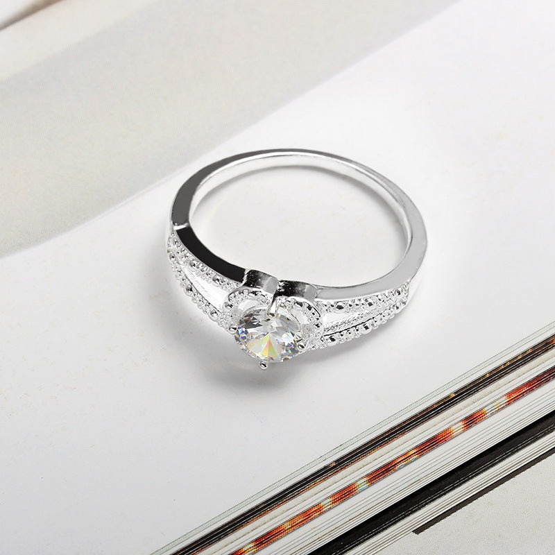 Diamond Love Ring Ring Flash Diamond Wedding Jewelry Wholesale