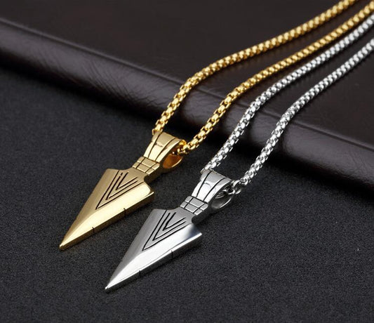 Retro Geometric Alloy Plating Necklace