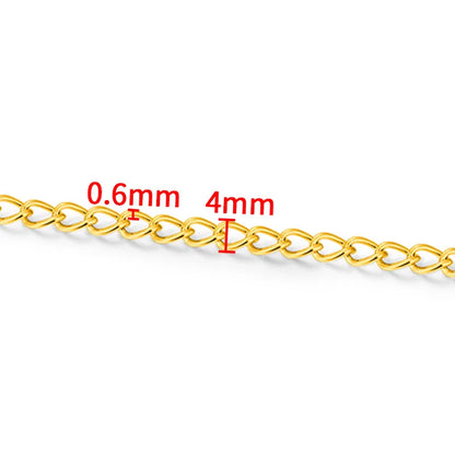 5 PCS/Package 0.5x2.5mm 0.6X3X4mm 1m 304 Stainless Steel Jewelry Accessories