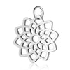 5 PCS/Package 10*17mm 16.5*19mm Metal Tai Chi Lotus Pendant