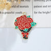 5 PCS/Package 11 * 25mm 23*21mm 25*25mm Hole Under 1mm Alloy Letter Heart Shape Flower Pendant