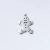 5 PCS/Package 13*16mm 14*19mm 304 Stainless Steel Christmas Tree Snowman Snowflake Pendant