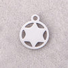 5 PCS/Package 13*16mm 14*19mm 304 Stainless Steel Christmas Tree Snowman Snowflake Pendant