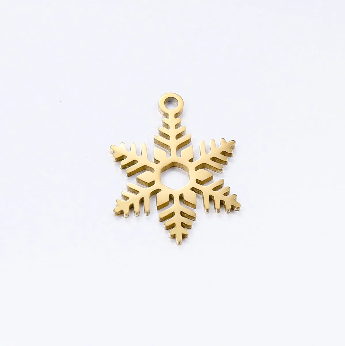 5 PCS/Package 13*16mm 14*19mm 304 Stainless Steel Christmas Tree Snowman Snowflake Pendant