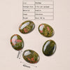 5 PCS/Package 30*40mm Natural Stone Assorted Gemstone Rose Quartz Tiger Eye Oval Polished Cabochons