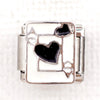 5 PCS/Package 304 Stainless Steel Heart Shape Beads