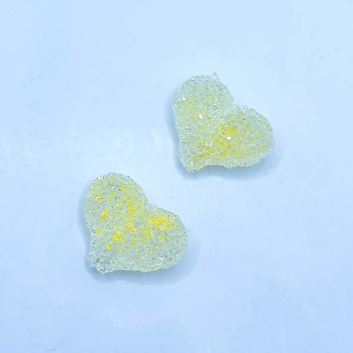 5 PCS/Package Hole 1~1.9mm Synthetic Resin Heart Shape Beads