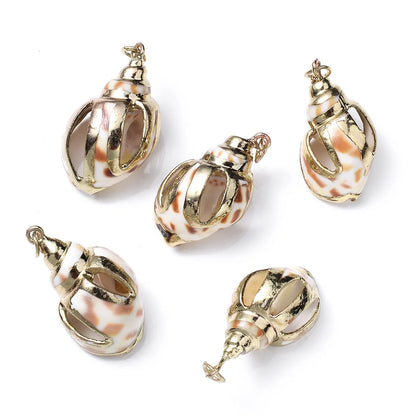 5 PCS/Package Shell Conch Shell Pendant