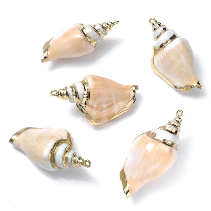 5 PCS/Package Shell Conch Shell Pendant