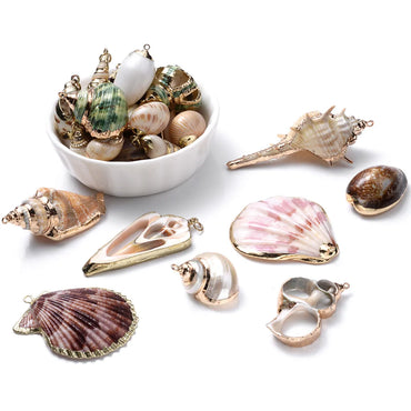 5 PCS/Package Shell Conch Shell Pendant