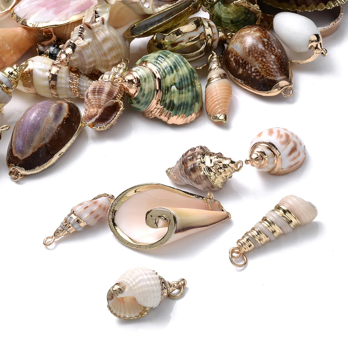 5 PCS/Package Shell Conch Shell Pendant