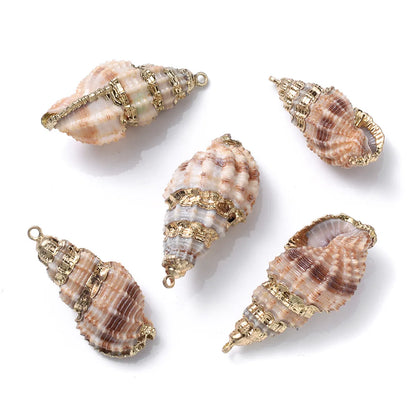 5 PCS/Package Shell Conch Shell Pendant