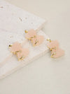 5 PCS/Package Synthetic Resin Copper Zircon 18K Gold Plated Bear Pendant