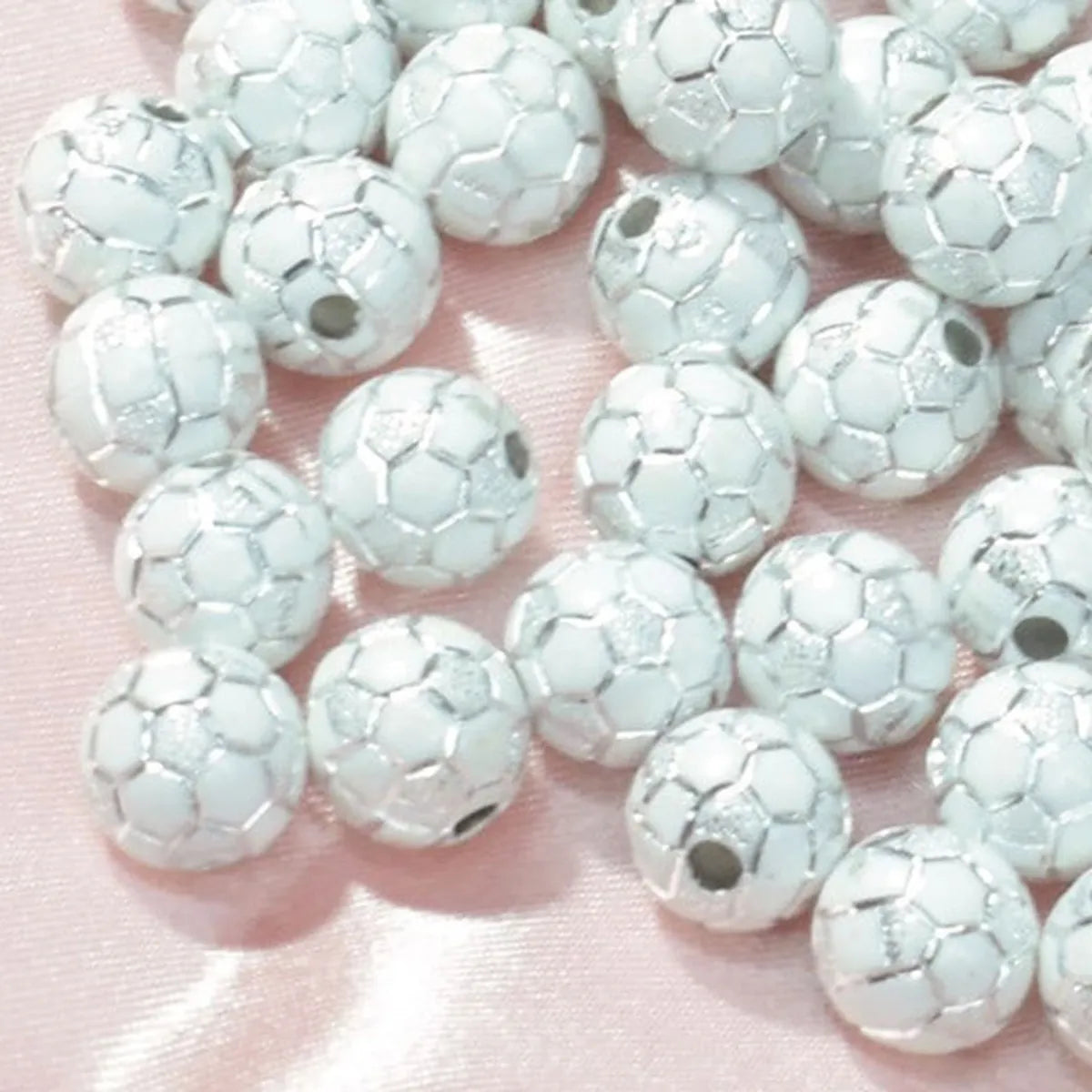 50 Arylic Star Heart Shape Ball Beads